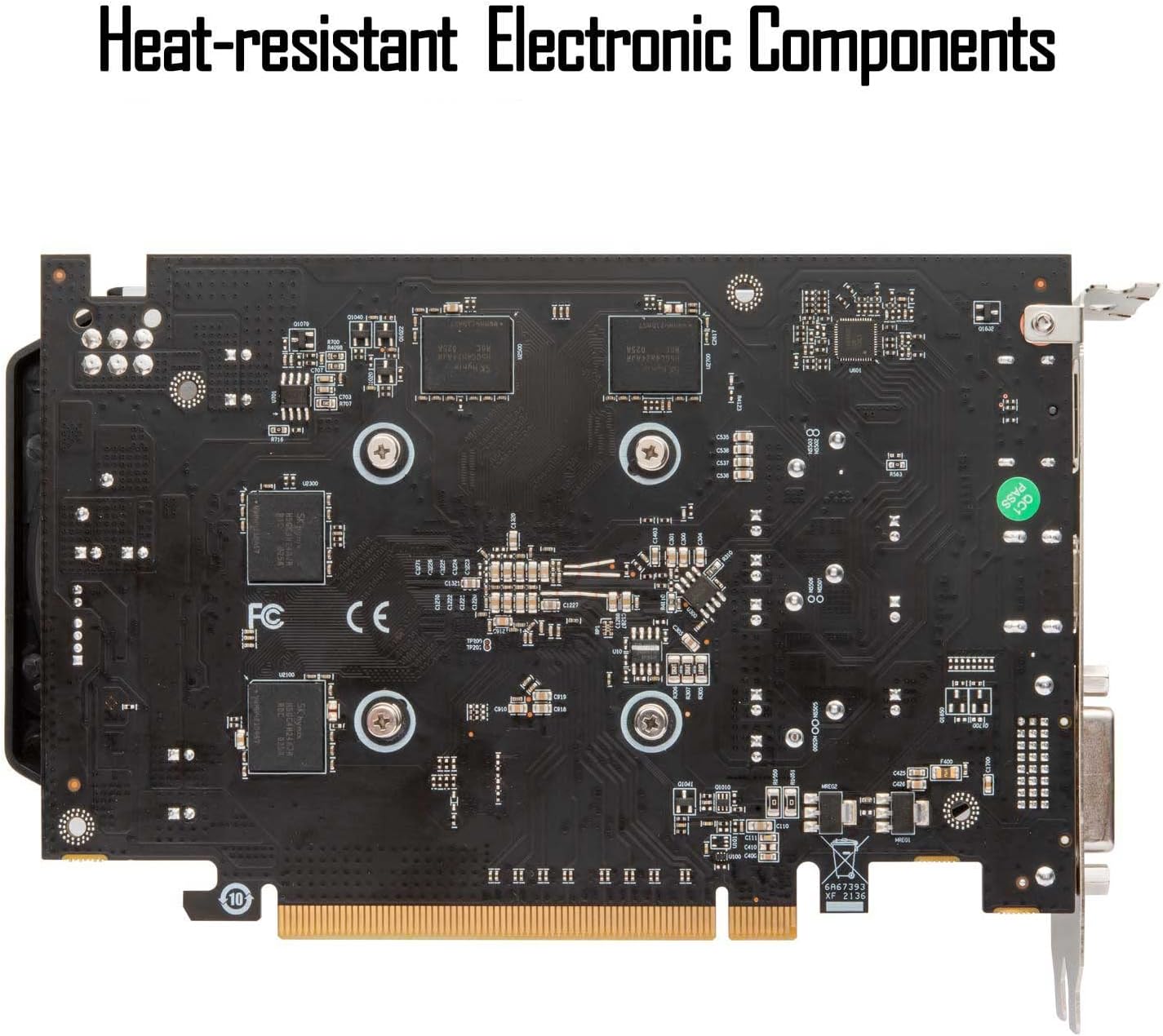 SAPLOS Radeon RX 560 Graphics Card, 4GB, GDDR5, 128 Bit, DisplayPort/HDMI/DVI-D, GPU, Computer Video Cards for Gaming PC, Dual Fans, PCI Express x 8