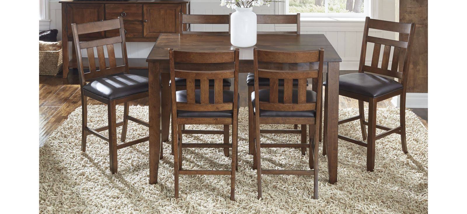 A-America Mason Ladderback Upholstered Stool