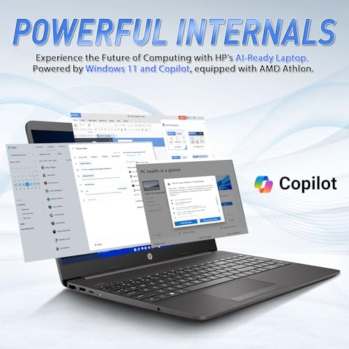 HP 15 FHD Business UltraBook Laptop • 16GB RAM • 256GB PCIe SSD • Powerful AMD Performance • Copilot AI-Ready • Ethernet Port • Long Battery Life • Windows 11 Pro – Built for Professionals
