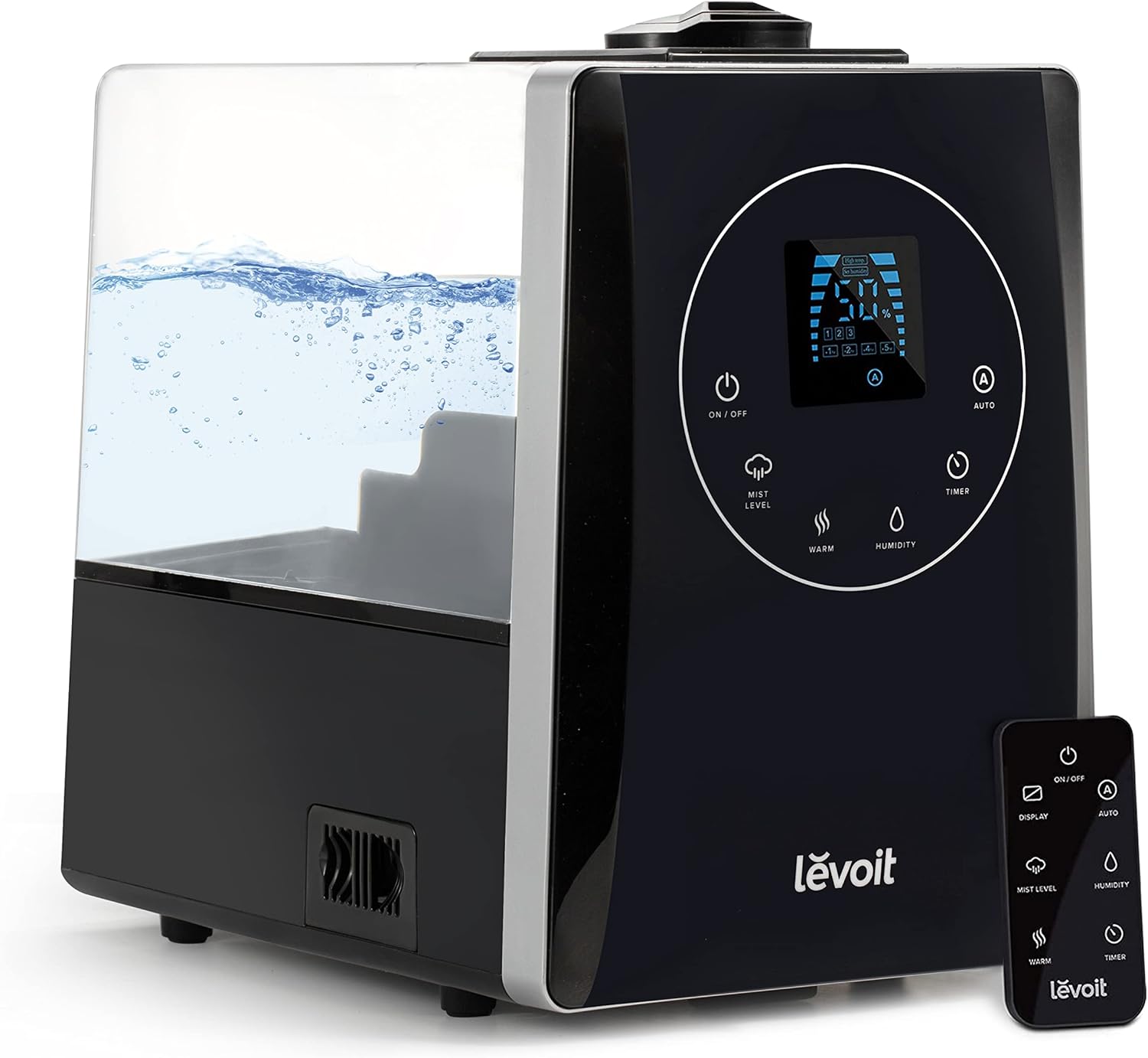 LEVOIT Air Purifier and Ultrasonic Humidifier Bundle with 3-in-1 Filter, Fragrance Sponge, Warm Cool Mist, Auto Mode, Remote Control