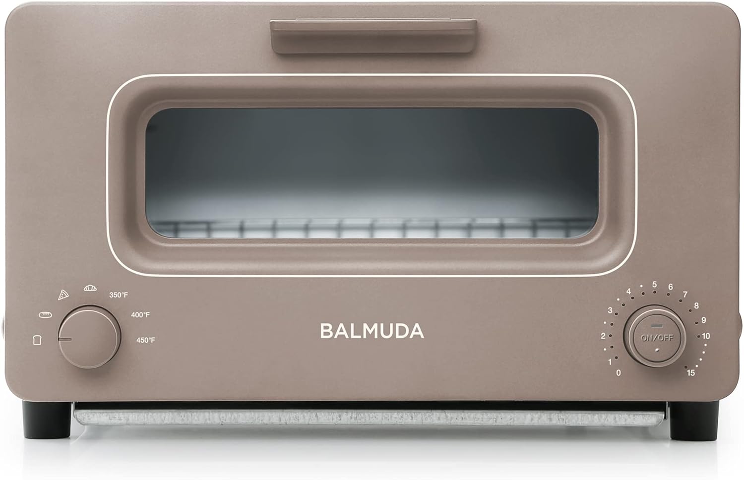 BALMUDA The Toaster | Steam Oven Toaster | 5 Cooking Modes - Sandwich Bread, Artisan Bread, Pizza, Pastry, Oven | Compact Design | Baking Pan | K01M-WC | Taupe | US Version…
