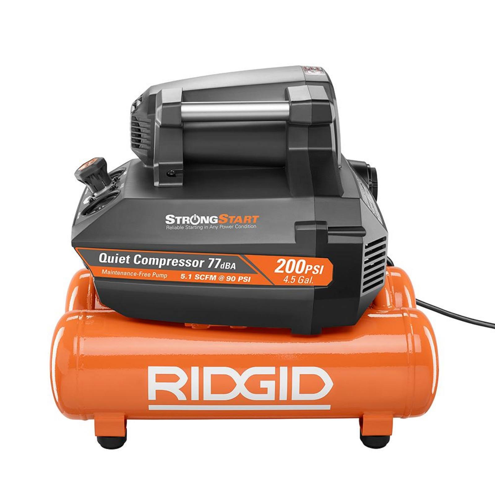 Ridgid 4.5 gal. Portable Electric Quiet Air Compressor