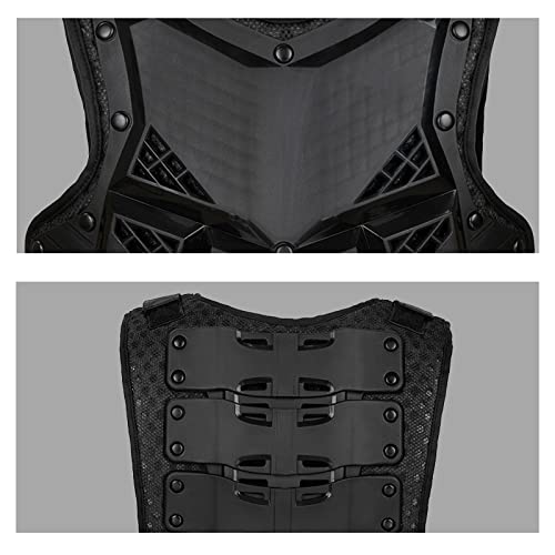 Motorcycle Chest Protector Armor Back Protector Anti-Drop Cycling Body Armor Off-Road Racing for Skiing Riding Skating Anti-Fall Protective Gear,L
