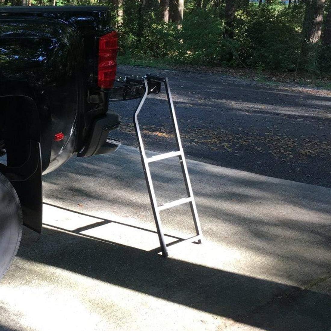 KMFCDAE Tailgate Ladder Pickup Truck Accessories Universal Extension Step Ladder with Stainless Steel Self Drilling Hex Screws Pack of 2