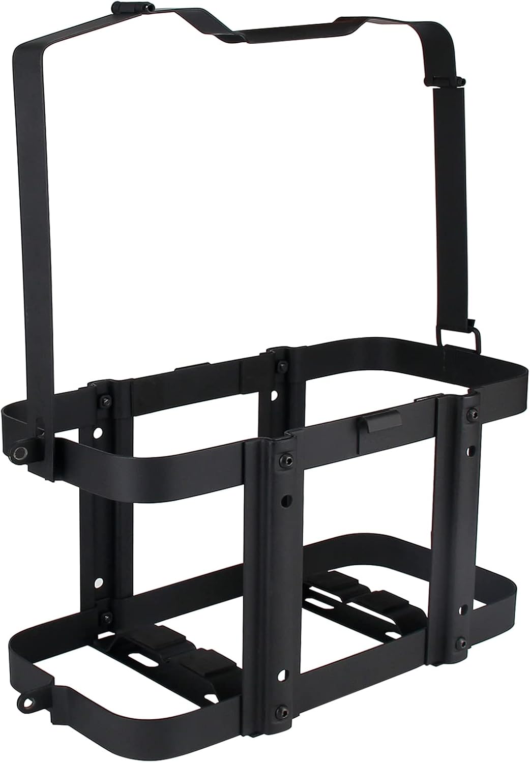 EONLION Gas Can Holder New upgrade For 20 Liter / 5 Gallon Jerry Can ,Gas Can Jerry Gas Container, Black Lockable (Off-Road Vehicle Equipment) Pack of 2