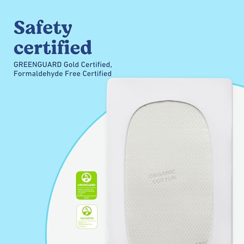 Graco 6-Inch Dual-Comfort Crib & Toddler Mattress - GREENGUARD Gold, CertiPUR-US Certified Foam, 2-Sided Mattress Fits Crib & Toddler Bed, Waterproof Sleep Surface