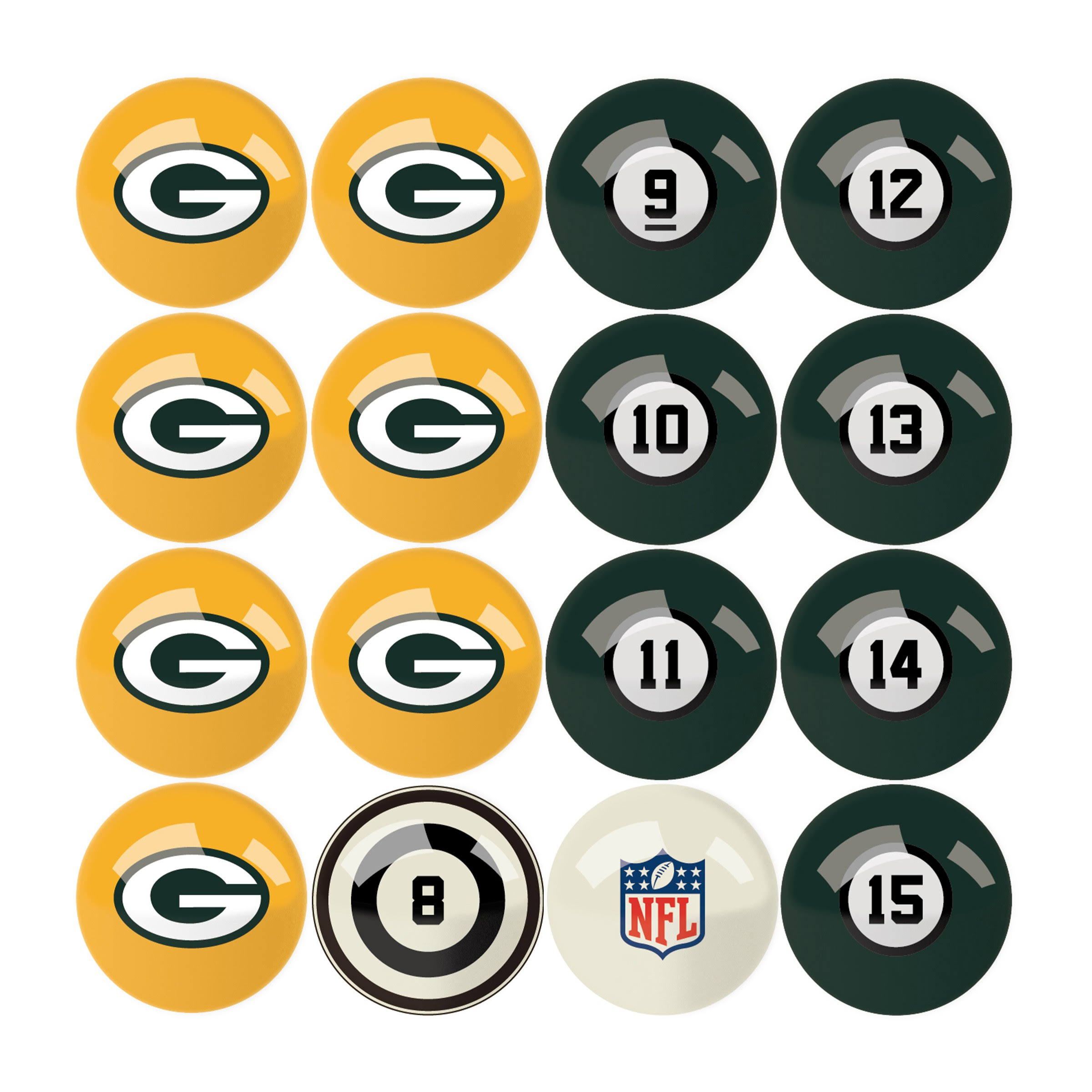 Imperial New Orleans Saints Billiard Ball Set with Numbers