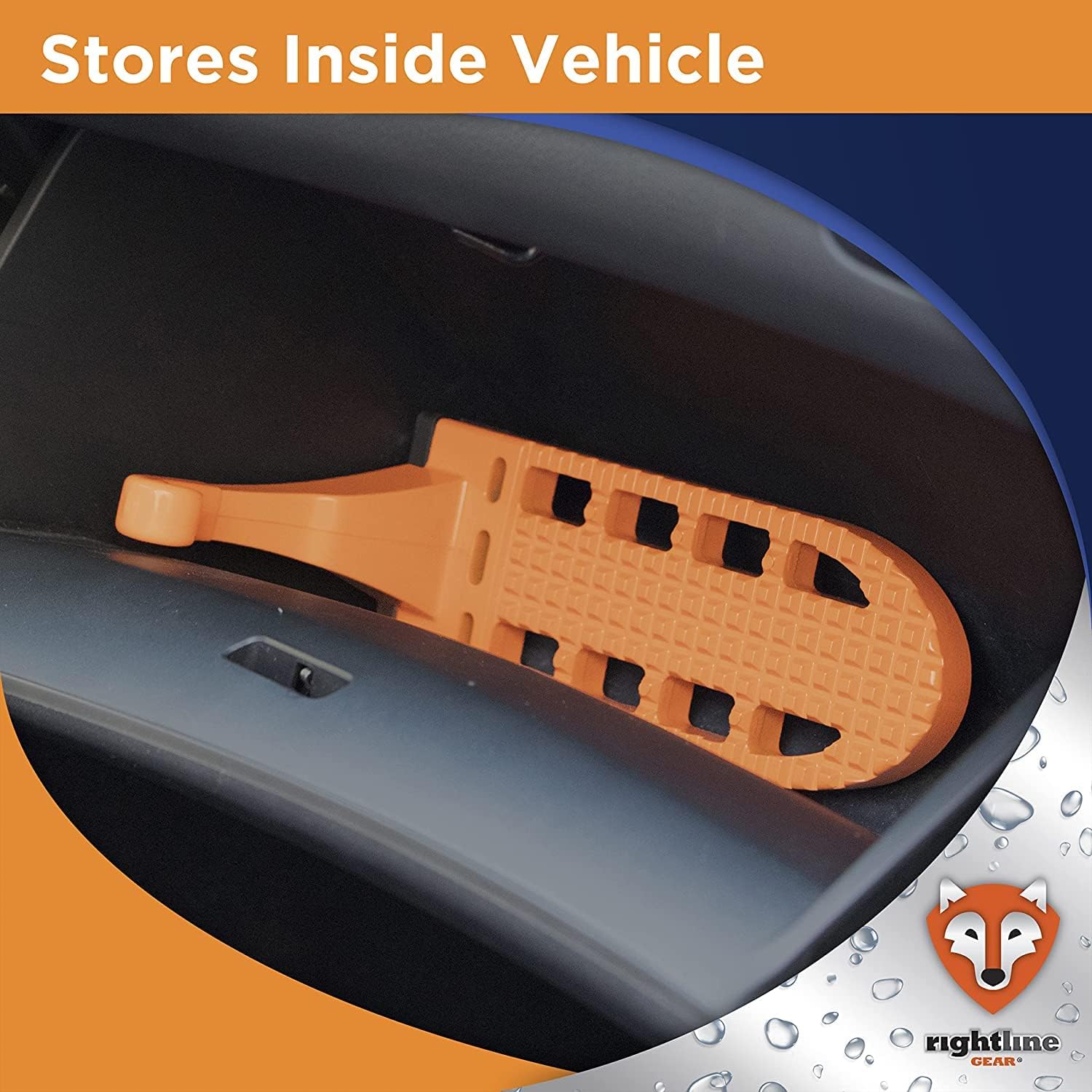 Rightline Gear Range 3 Car Top Carrier & Moki Door Step (Helps You Reach Roof) Bundle. Water-Resistant Overhead Cargo Solution for SUVs, Minivans & Hatchback Vehicles with or Without Rack, 18 Cu. Ft.