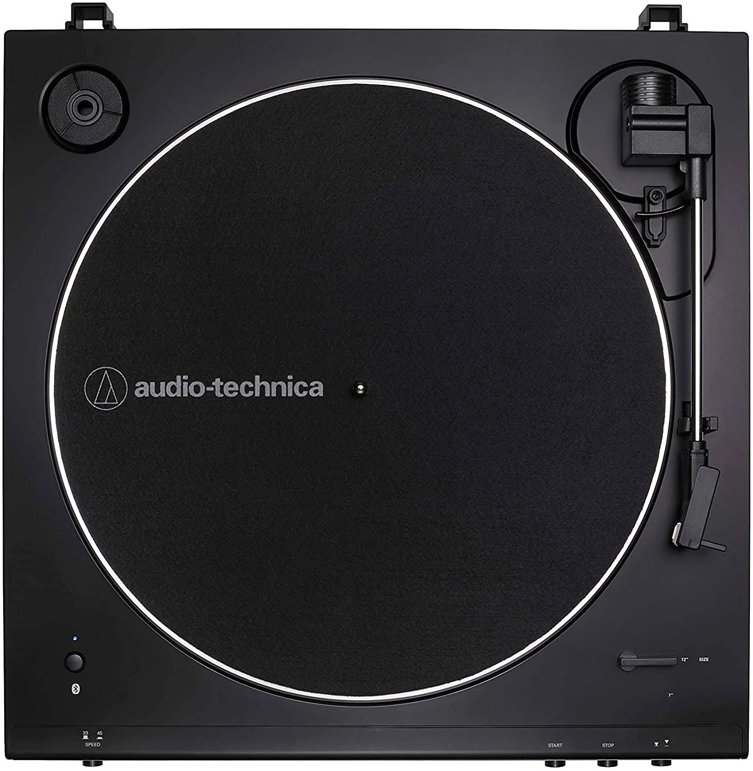 Audio-Technica AT-LP60XBT-BK Fully Automatic Belt-Drive Stereo Turntable, Black