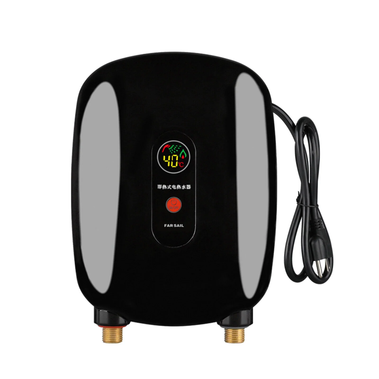 DENEST Mini Instant Electric Hot Water Heater for Kitchen Bathroom Shower Sink 3000W