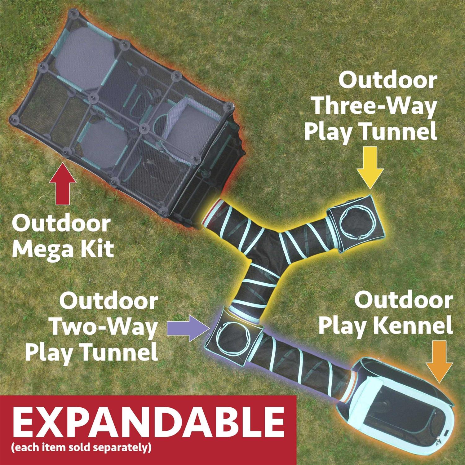 Kitty City Claw Indoor and Outdoor Mega Kit Cat Furniture - Pet Supplies online store