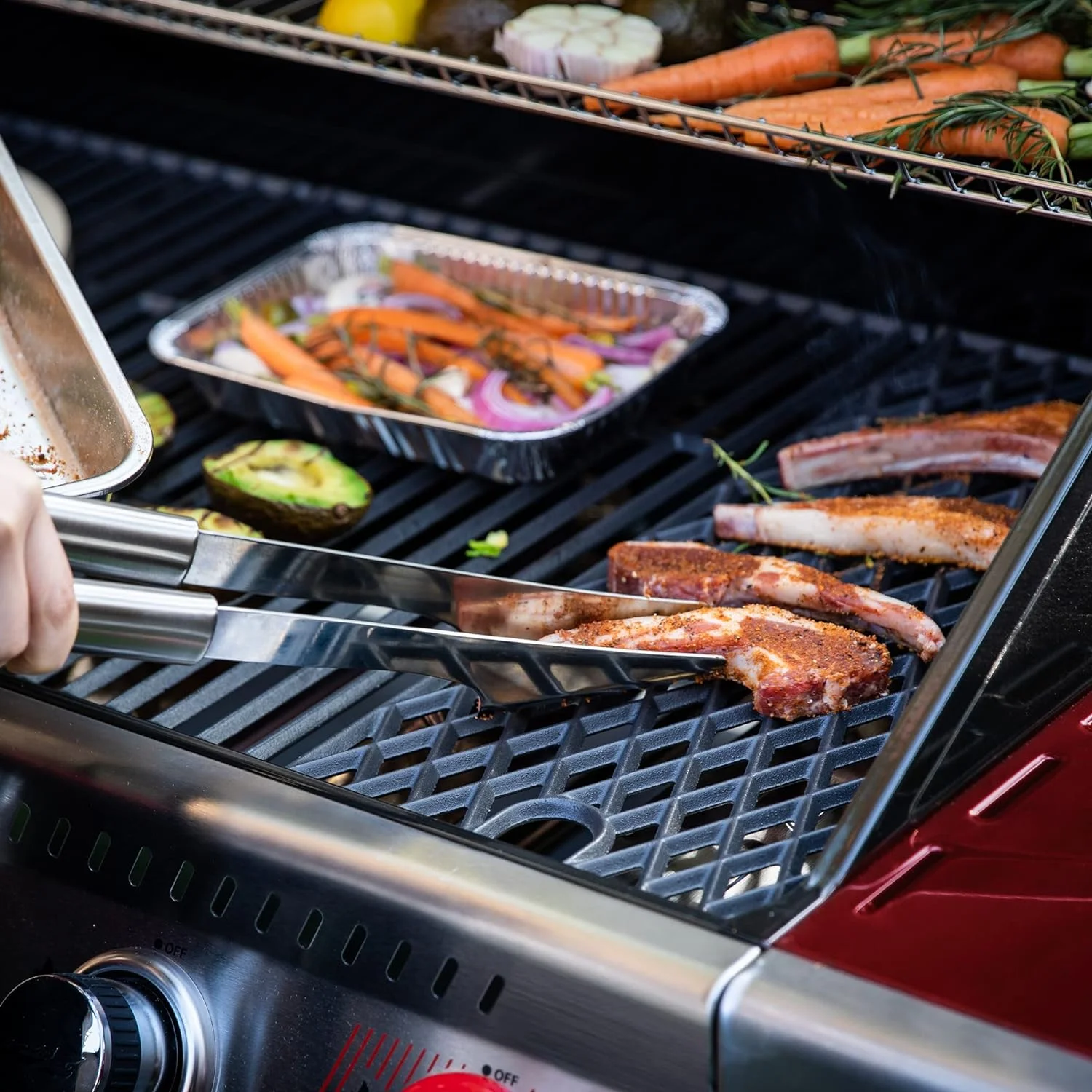 Royal Gourmet GA6402R 6-Burner BBQ Gas Grill with Sear Burner and Side Burner