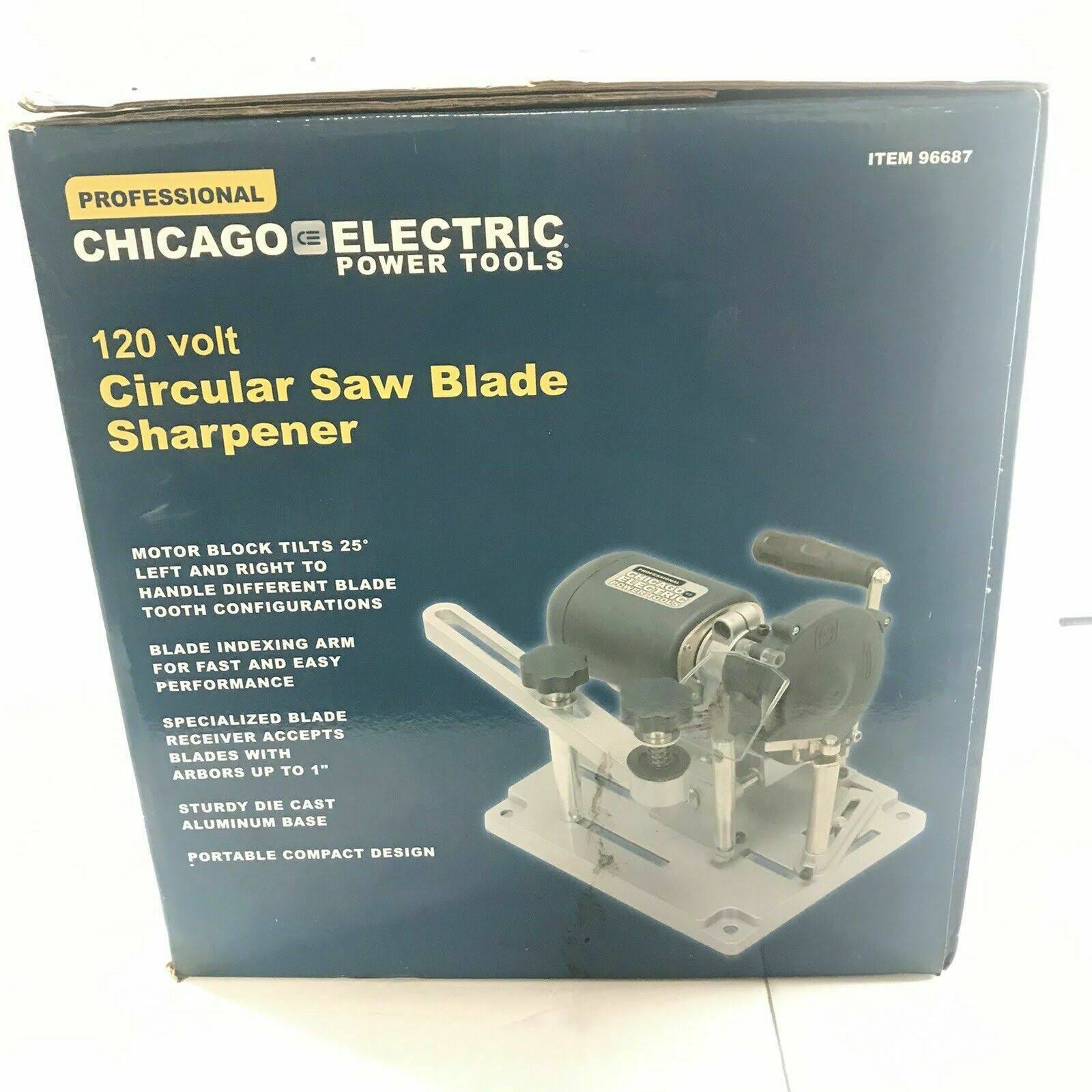 Chicago Electric 120 Volt Circular Saw Blade Sharpener