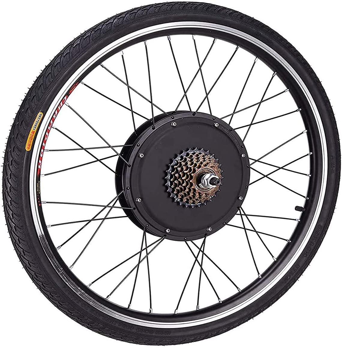 48V 1000W Front or Rear Wheel Hub Motor Brushless Gear Bicycle Electric Bike Conversion Kit with LCD Display for 20"/ 24" / 26"/27.5" / 28"/ 29" / 700C Wheel Ebike,FrontWheel-26INCH