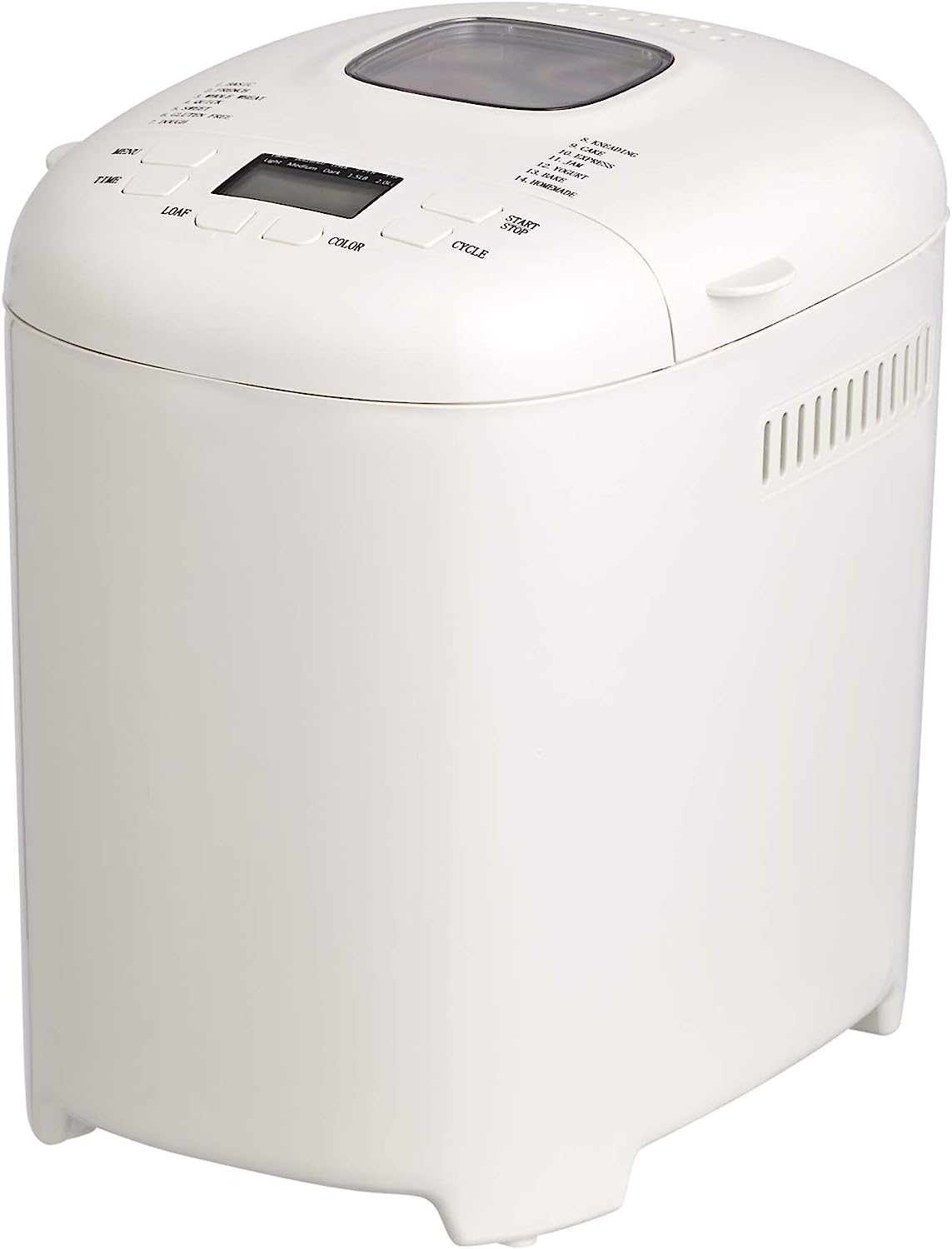 2 Lbs Non-Stick Bread Maker, White