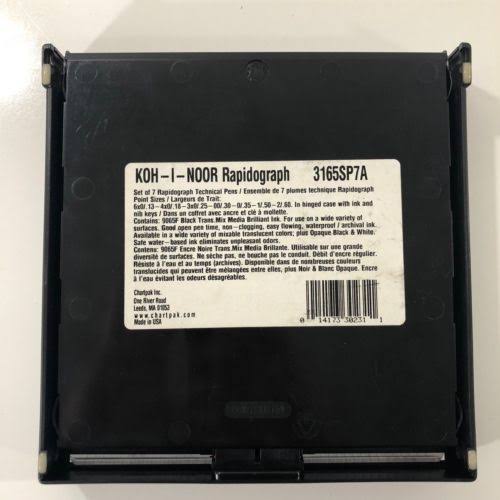 Koh-I-Noor Rapidograph 7-Pen Artist Set