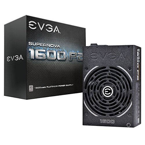 EVGA Supernova 1000 P3, 80 Plus Platinum 1000W, Fully Modular, Eco Mode with FDB Fan, Includes Power ON Self Tester, Compact 180mm Size, Power Supply 220-P3-1000-X1