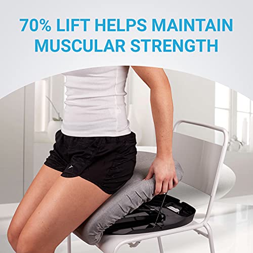 M PAIN MANAGEMENT TECHNOLOGIES Lift Assist Cushion for Elderly by Seat Boost, Portable Lifting Cushion Mobility Aid Non-Electric, Firm Memory Foam Support Up to 220 lbs