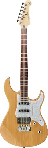 YAMAHA 6 String Solid-Body Electric Guitar, Right, Translucent Black, 612VII (PAC612VIIFM TBL)