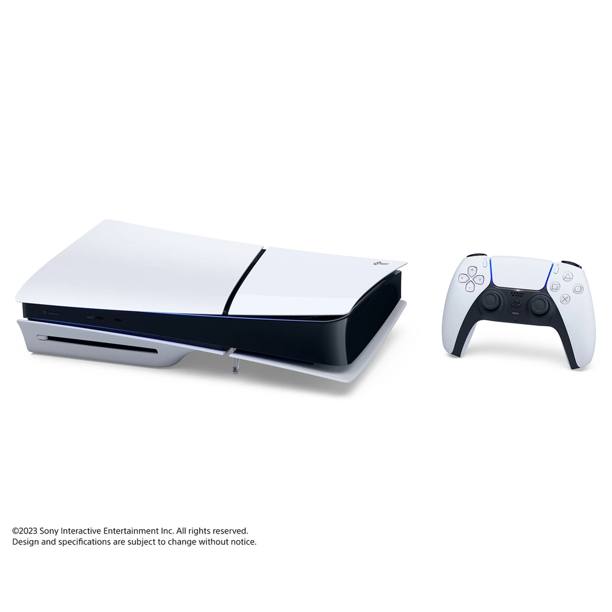 2023 New PlayStation 5 Slim Disc Edition Marvel Spider-Man 2 Bundle and Mytrix Controller Charger - White, Slim PS5 1TB PCIe SSD Gaming Console