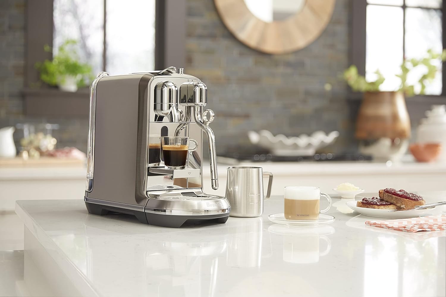 Nespresso Creatista Plus Espresso Machine by Breville, Brushed Stainless Steel