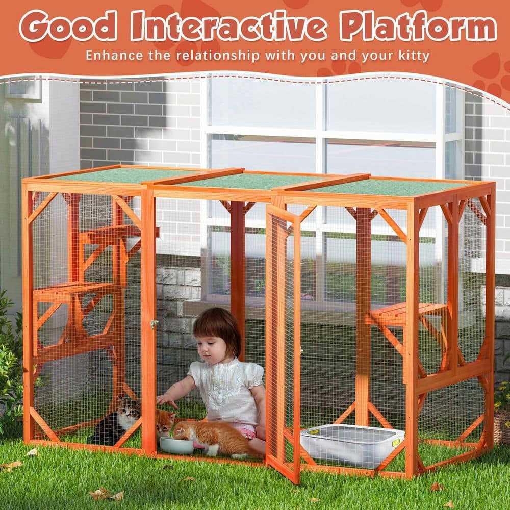 Coziwow Outdoor Cat Enclosure Playpen Catio - Pet Supplies online store