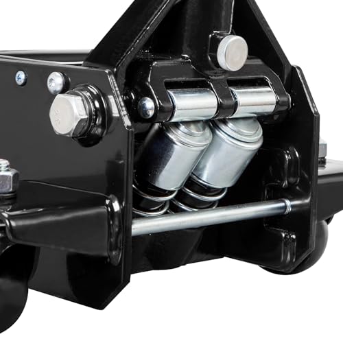 Torin T83505W BlackJack Hydraulic Low Profile Steel Racing Floor Jack with Single Piston Quick Lift Pump, 3 Ton (6,000 lb) Capacity, Black