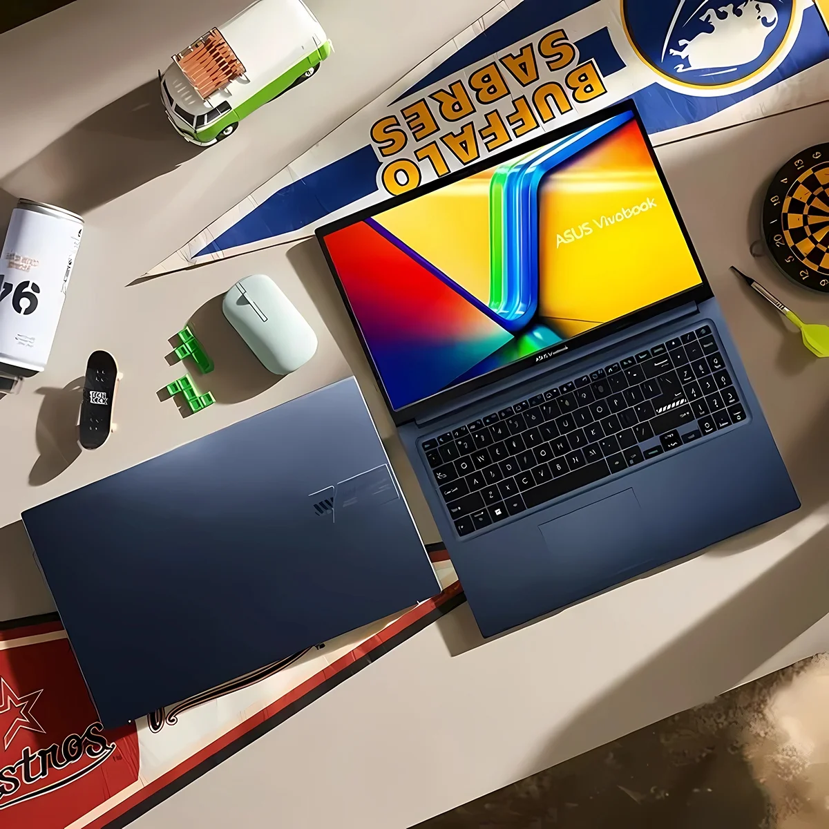 ASUS VivoBook 15 Business Laptop, 15.6” FHD Touchscreen Display, 12th Gen Intel 10-Core i7-1255U, 40GB RAM, 2TB PCIe SSD, Backlit KB, Keypad, Webcam, WiFi 6, HDMI, USB-C, Mytrix HDMI Cable, Win 11 Pro