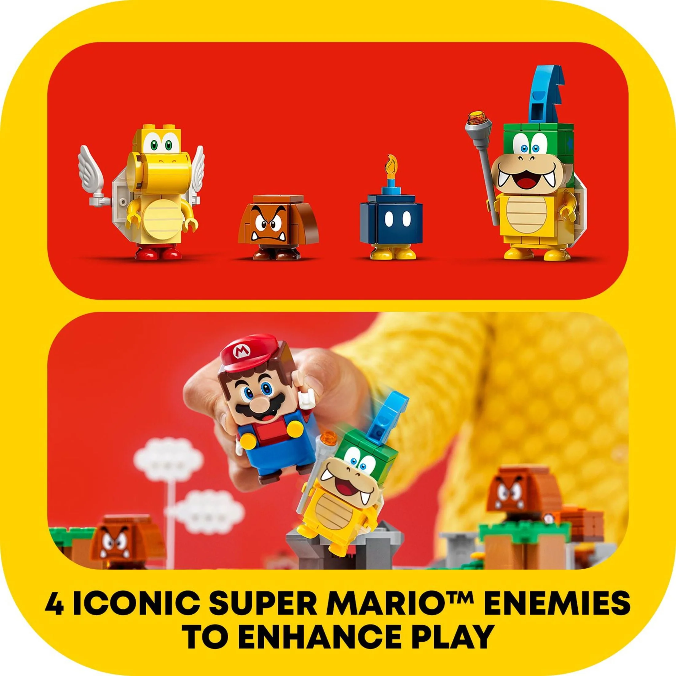 LEGO Super Mario Master Your Adventure Maker Set 71380 Building Kit; Collectible Gift Toy Playset for Creative Kids (366 Pieces)