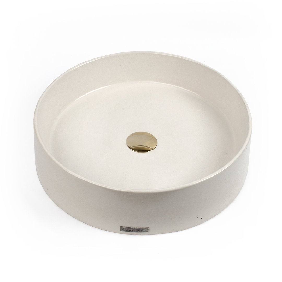 Concretti Designs Handmade Miami Concrete Vessel Sink/Washbasin - Yellow