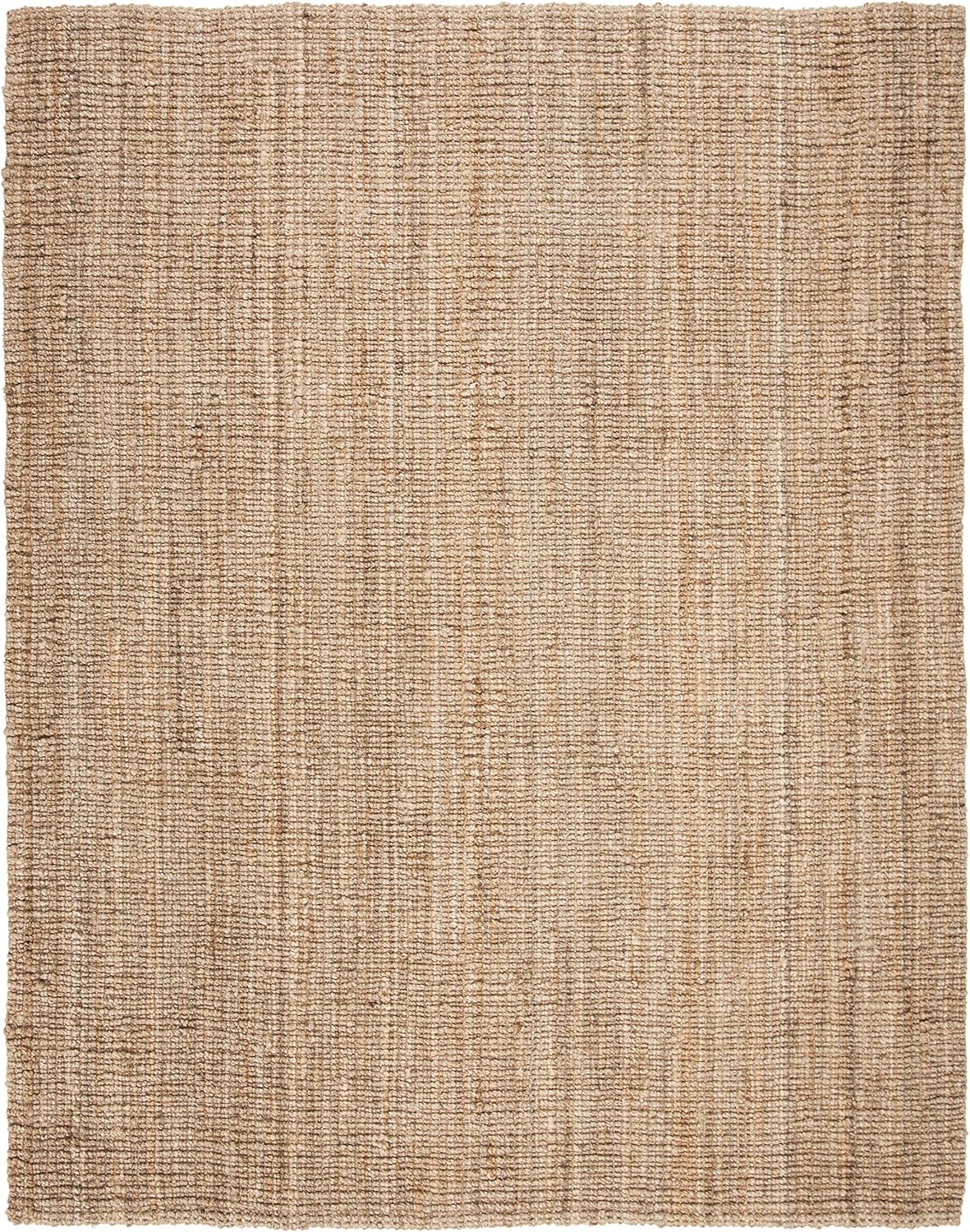 SAFAVIEH Natural Fiber Collection X-Large Area Rug - 11' x 15', Natural, Handmade Chunky Textured Jute 0.75-inch Thick, Ideal for High Traffic Areas in Living Room, Bedroom (NF447A)