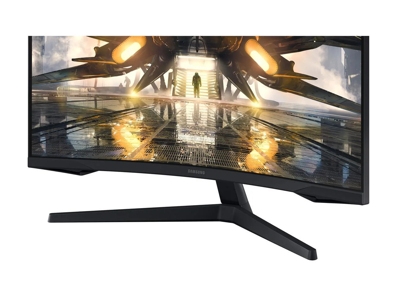 SAMSUNG 32" 165 Hz (Max) VA WQHD Gaming Monitor FreeSync Premium (AMD Adaptive Sync) 2560 x 1440 (2K) HDMI, DisplayPort, Audio Odyssey G55A LS32AG552ENXZA