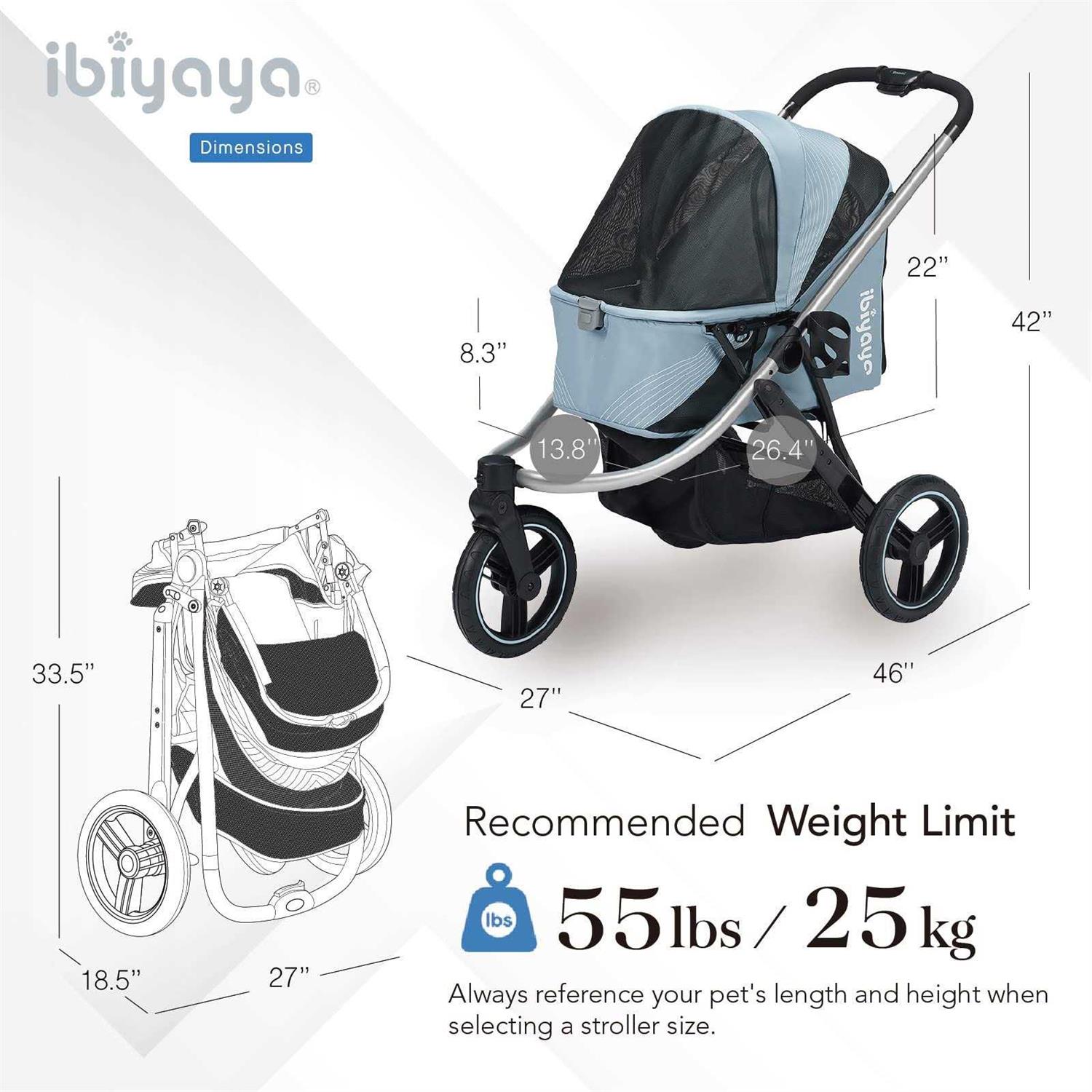 The Beast All Terrain Pet Jogging Stroller Ibiyaya - Pet Supplies online store