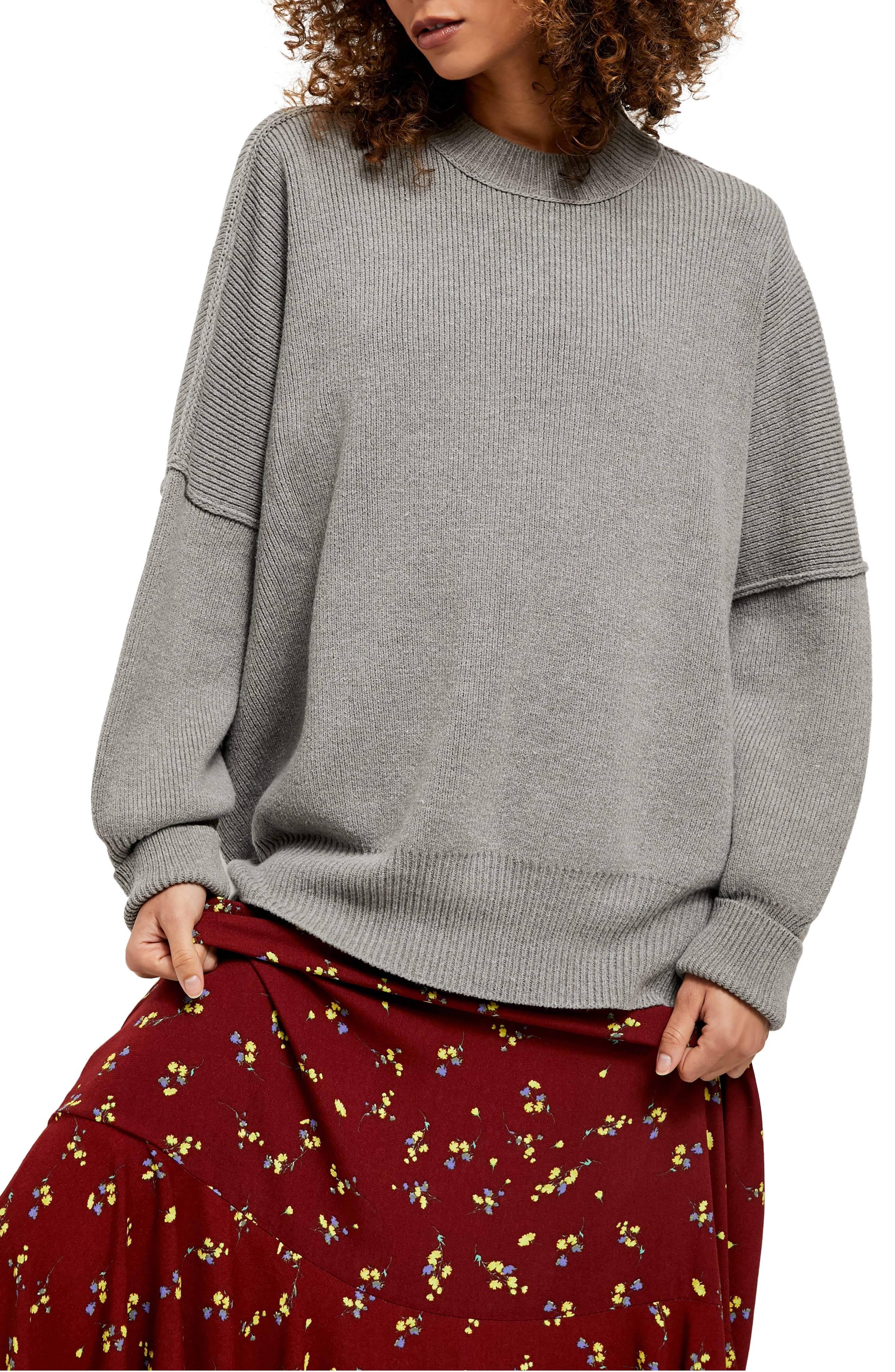 Easy Street Tunic by Free People, Heather Grey, L