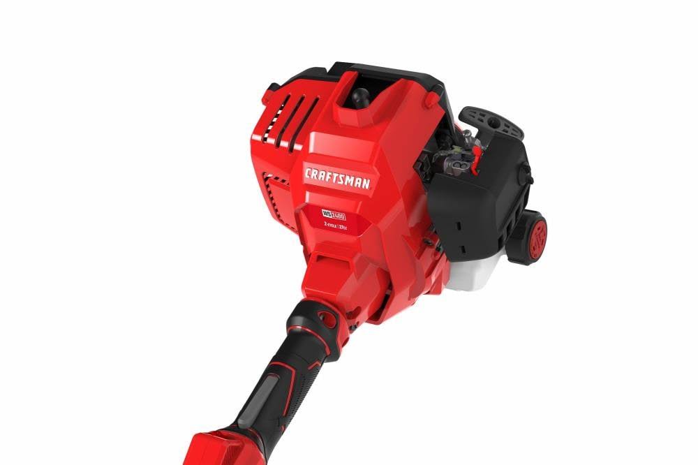Craftsman WS2400 27-cc 2-Cycle 18-in Straight Shaft GAS String Trimmer with Attachment Capable and Edger Capable | CMXGTAMDSS27