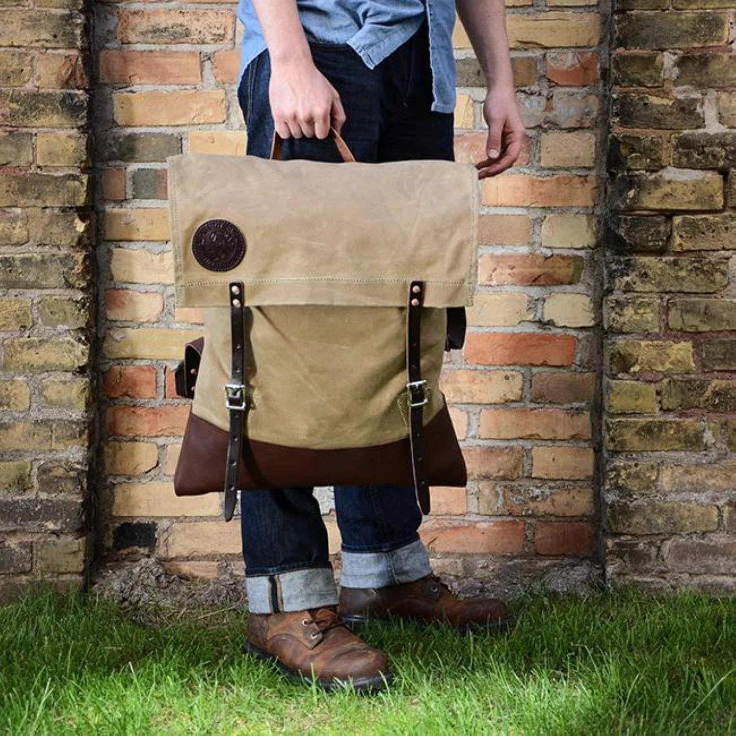 Duluth Pack #51 Deluxe Canoe Pack-Grey