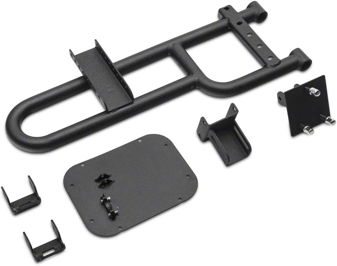 Redrock 4x4 HD Tire Carrier Compatible with OEM Tail Gate Compatible with 07-18 Jeep Wrangler JK