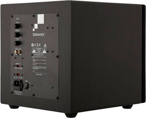 Sonance - Magnolia 10x22 275W Powered Subwoofer - Black MS10SUB