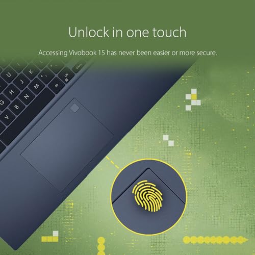 ASUS VivoBook 15 Business Laptop (15.6" FHD, Intel 12-Core i5-1240P, 16GB RAM, 512GB PCIe SSD) Narrow-Bezel, Numeric Keypad, Backlit KB, Fingerprint, Wi-Fi 6, Webcam, IST Hub, Win 11 Pro, Quiet Blue