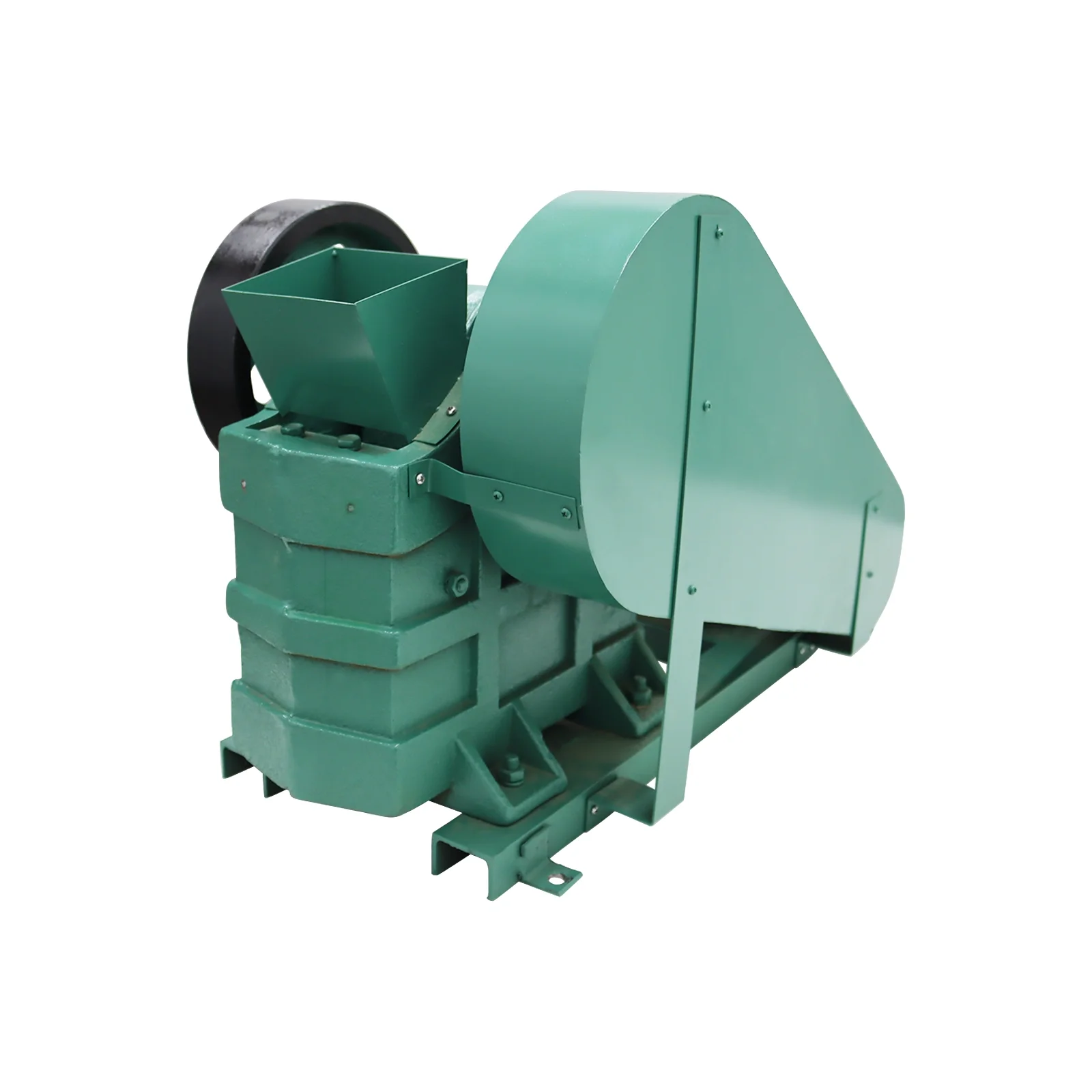 EQCOTWEA 100X60 Mini Jaw Crusher Rock Ore Slag Coal Stone Concrete Grinder Pulverizer Crushing Machine 220V
