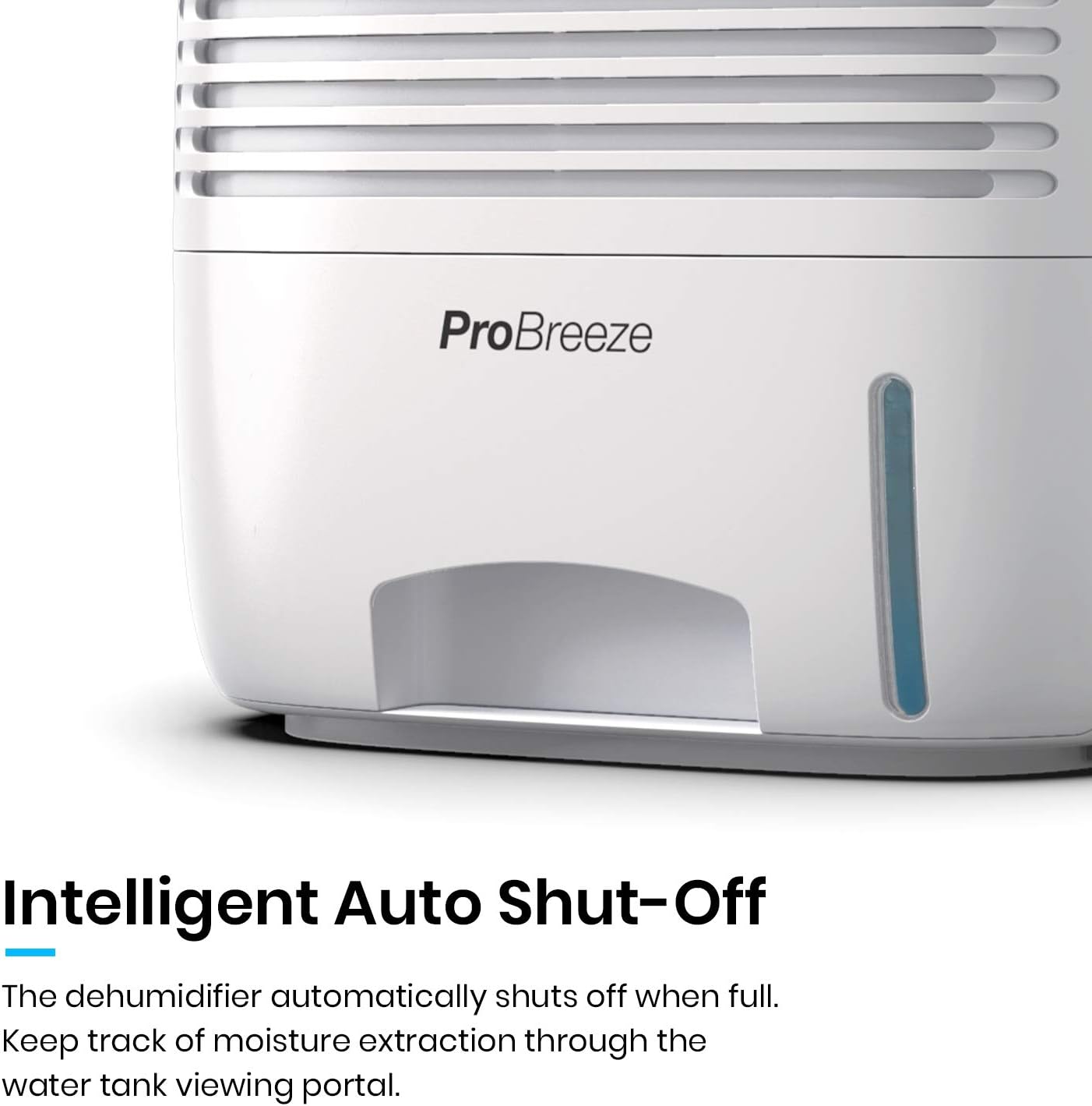 Pro Breeze Premium Electric Dehumidifier Small, 2200 Cubic Feet (250 sq ft), 52oz Capacity, Compact and Portable for Humidity in Home, Basement, Bedroom, RV, Office, Garage - Dehumidifiers for Home Pack of 2