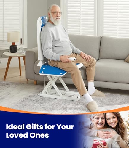 MAIDeSITe Electric Chair Lift, Stand Up Independently from Floor, Support Up to 300 LBS, Floor Lift for Elderly, FSA HSA Eligible, JC35M3