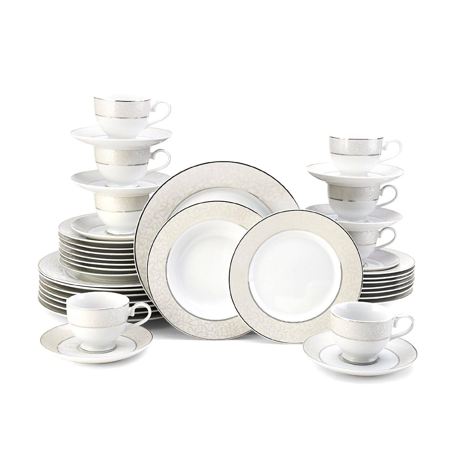 Mikasa Parchment 40-Piece Dinnerware Set, Service for 8