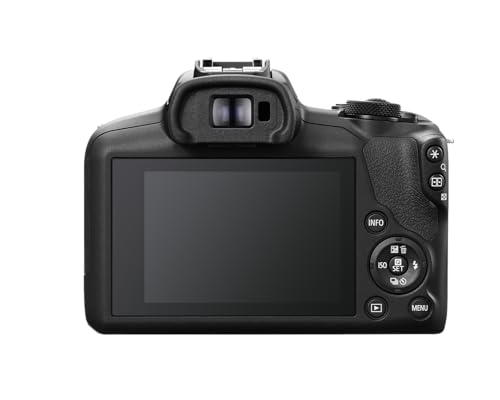 Canon EOS R100 Mirrorless Camera RF-S18-45mm F4.5-6.3 is STM Lens Kit, 24.1 Megapixel CMOS (APS-C) Sensor, 4K Video, RF Mount, Black