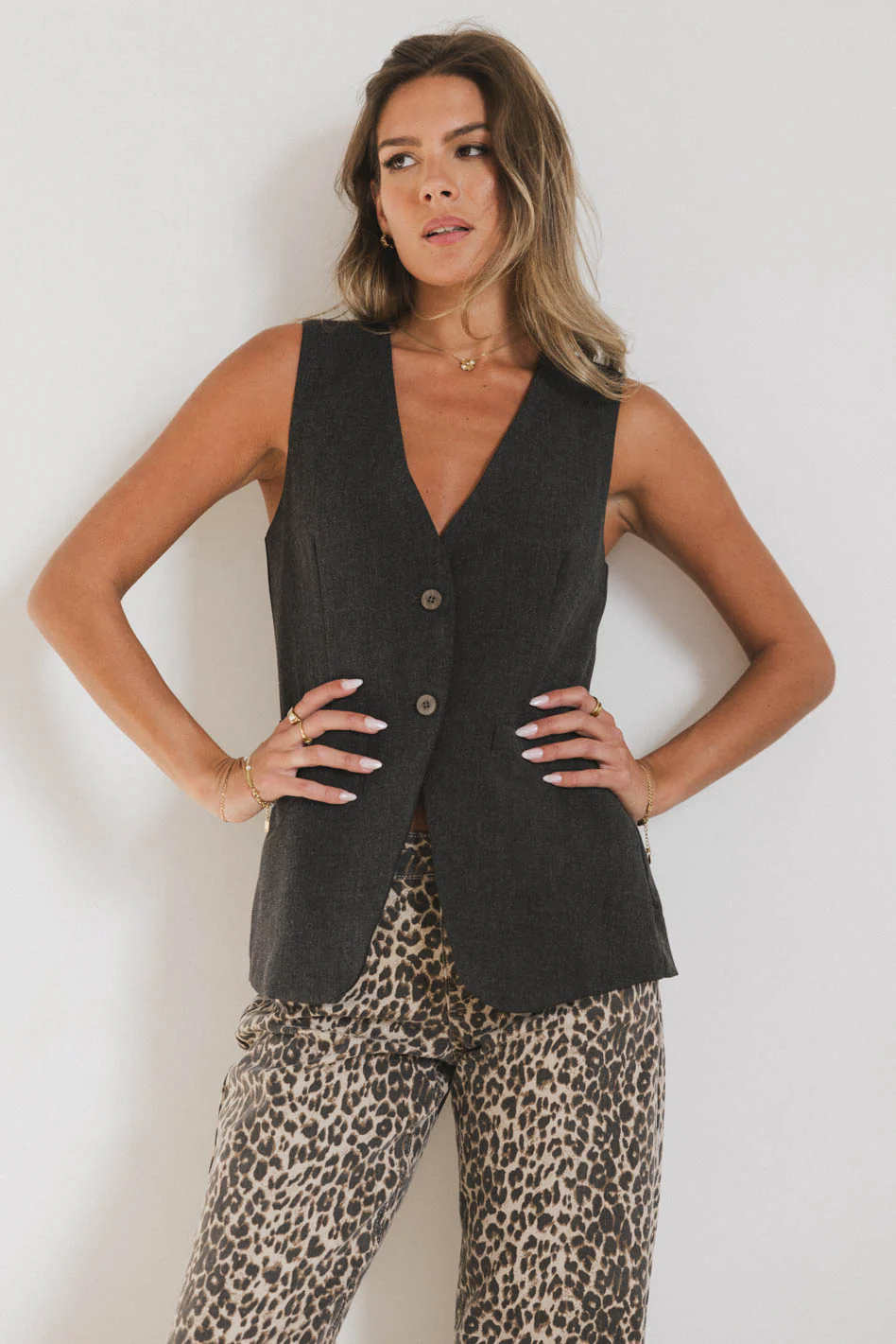 Yara Tweed Vest - FINAL SALE