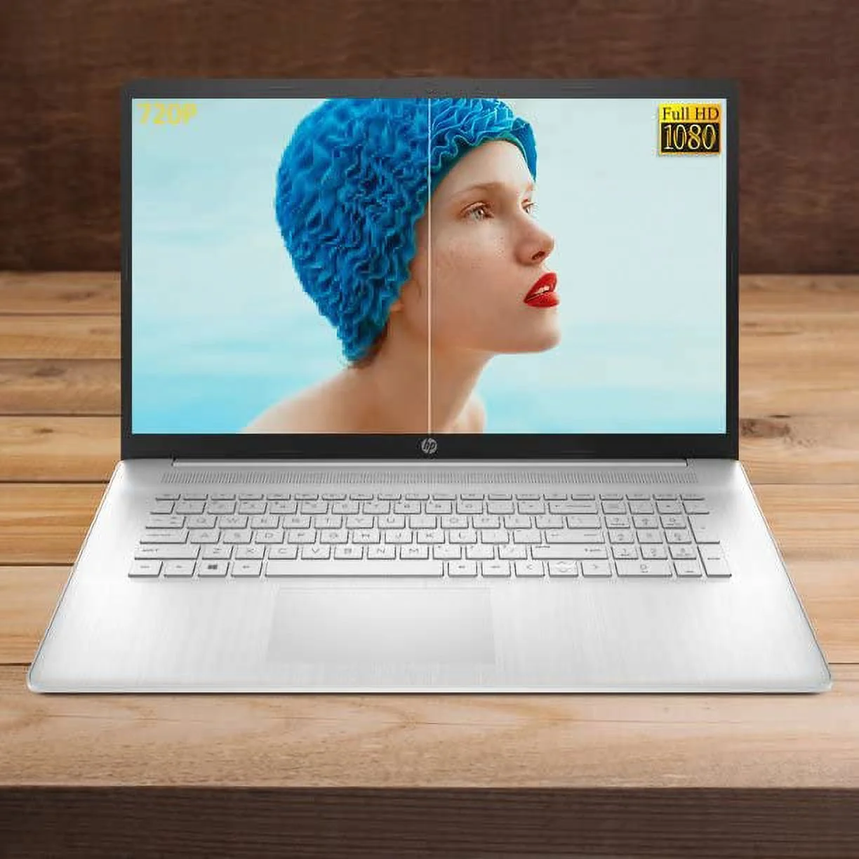 2022 HP Laptop | 17.3 FHD IPS Display | Intel 4-Core i7-1165G7 Processor | Intel Iris Xe Graphics | 32GB DDR4 512GB NVMe SSD | WiFi AC | BT5.0 | USB-C | Webcam | Natural Silver | Windows 11 Pro