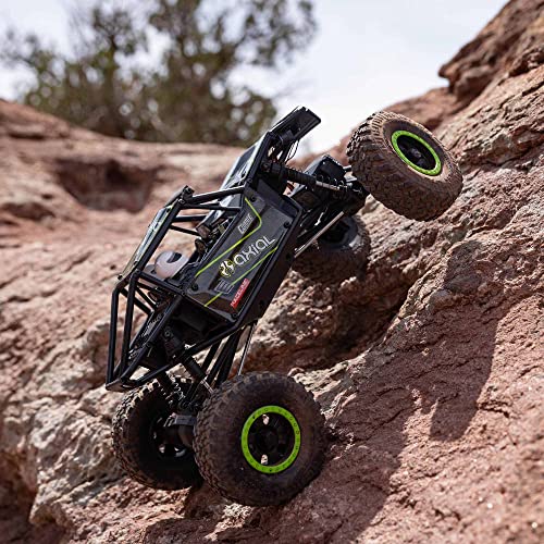 Axial RC Crawler 1/18 UTB18 Capra 4 Wheel Drive Unlimited Trail Buggy RTR (Battery and Charger Included) Grey, AXI01002T2,Grey/Orange