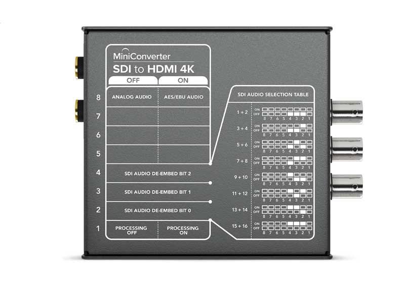 Blackmagic Design CONVMBSH4K SDI to HDMI 4K Mini Converter
