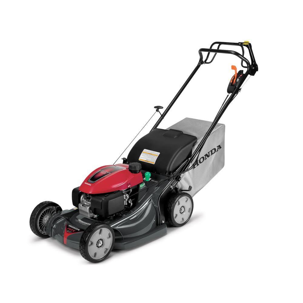 Honda HRX217K6HYA 21 inch 4 in 1 Versamow System Gas Walk Behind Lawn Mower, Red