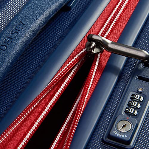 DELSEY PARIS Chatelet Air 2.0 Hardside Luggage with Spinner Wheels, Angora, Checked-Large 28 Inch